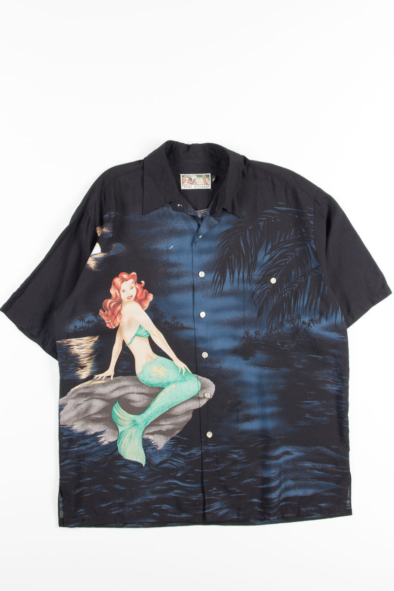 Moonlit Mermaid Vintage Hawaiian