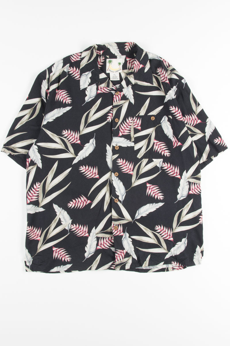 Black Leaves Vintage Hawaiian