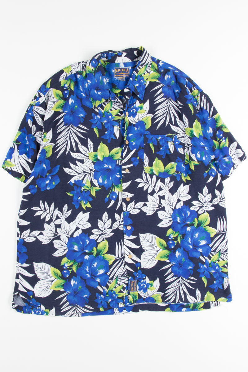 Nautica Floral Vintage Hawaiian