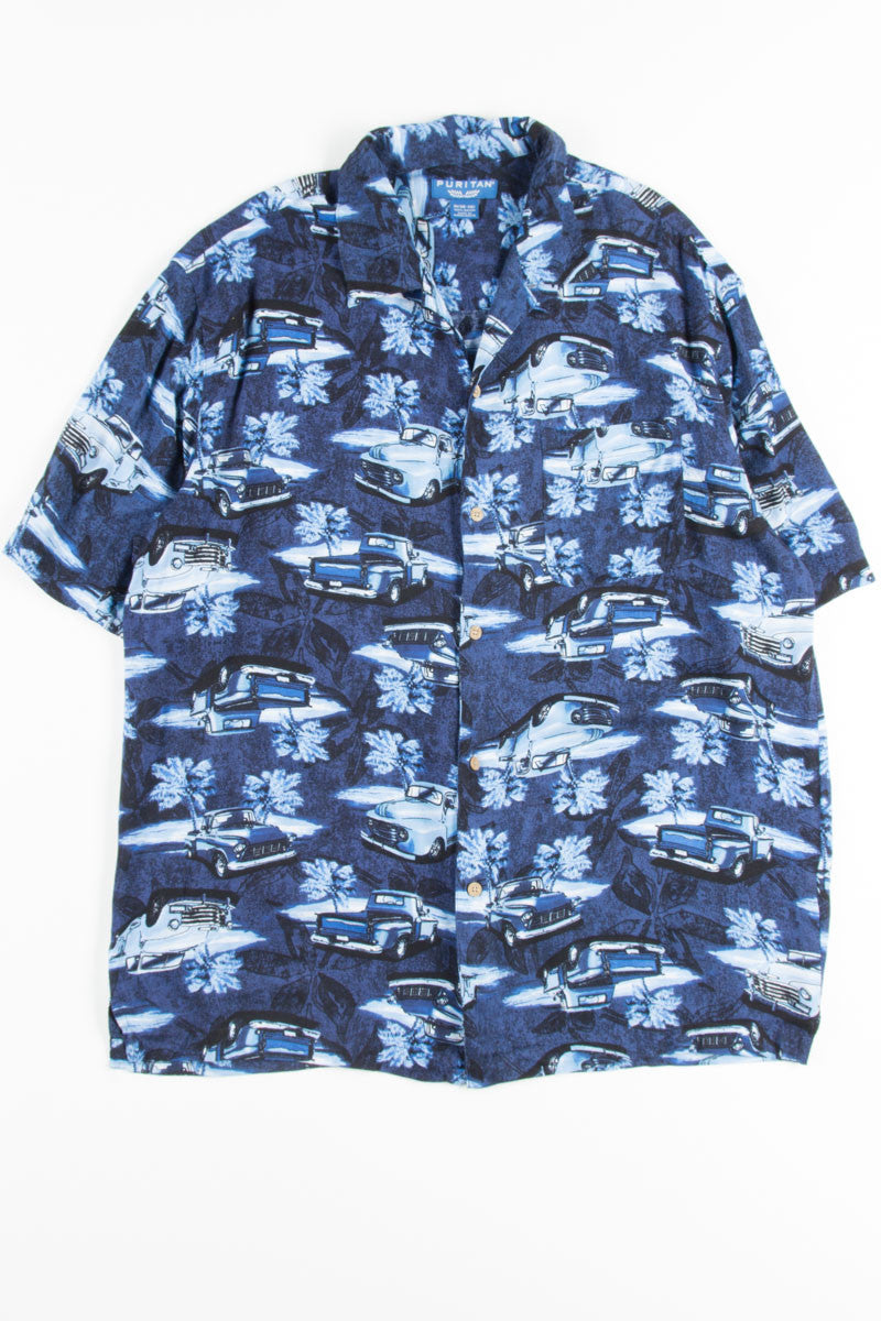 Blue Truck Vintage Hawaiian