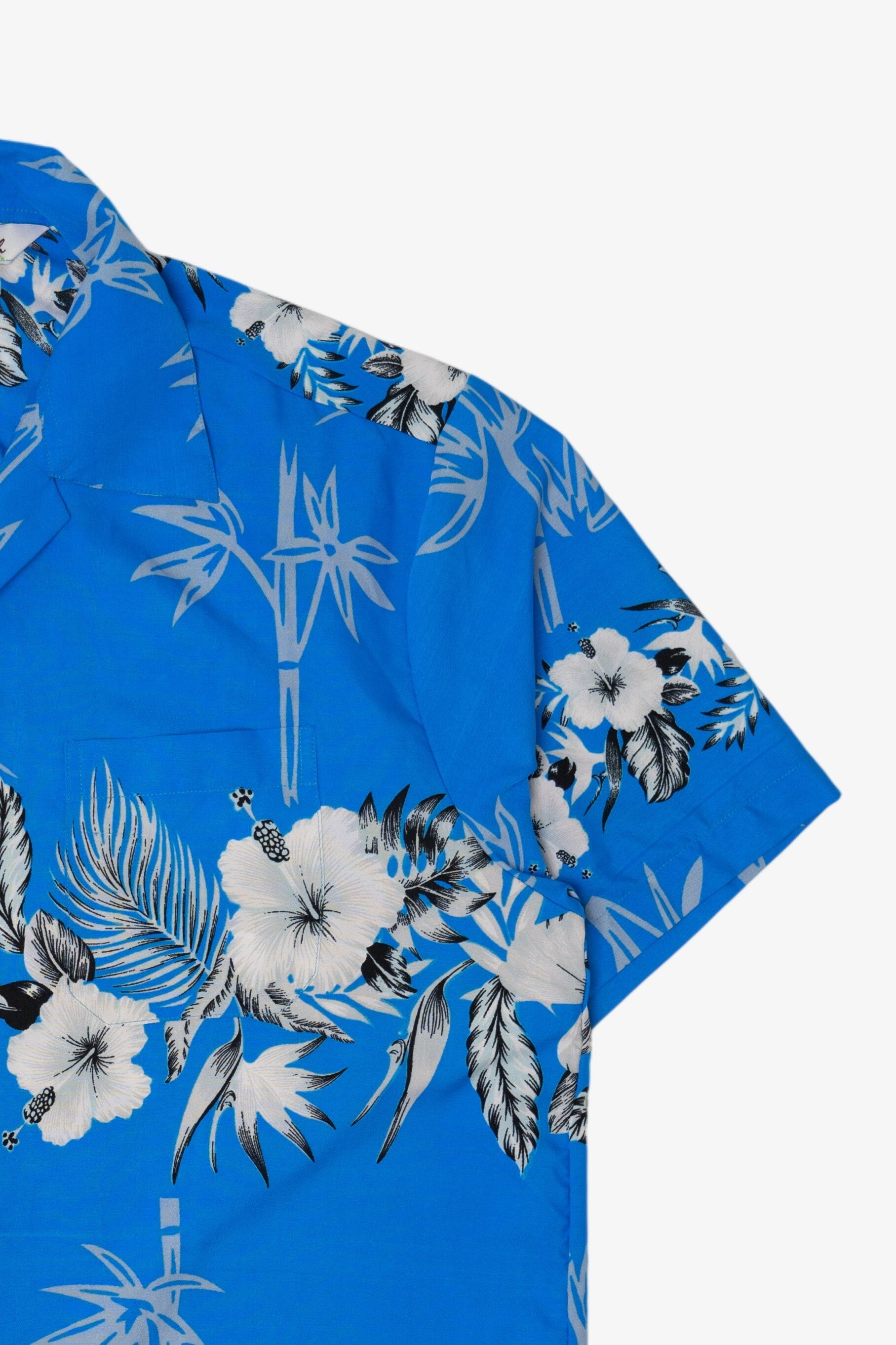 Blue Alvish Hawaiian Button Up Shirt