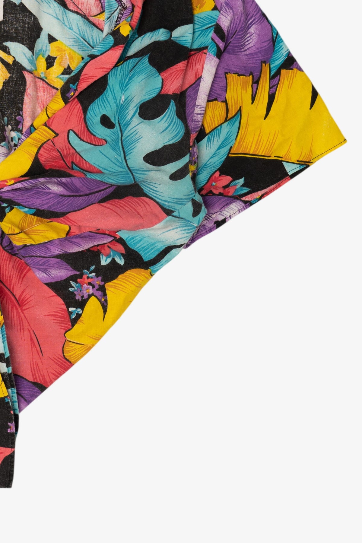 Vintage Topson Downs Colorful Tie Waist Blouse (1980s)