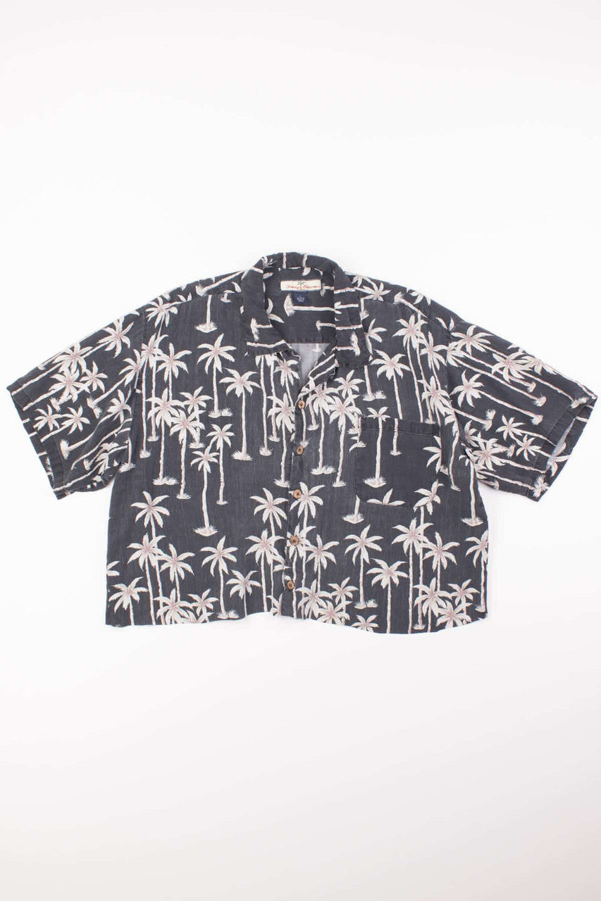 Cropped Tommy Bahama Palm Trees Shirt