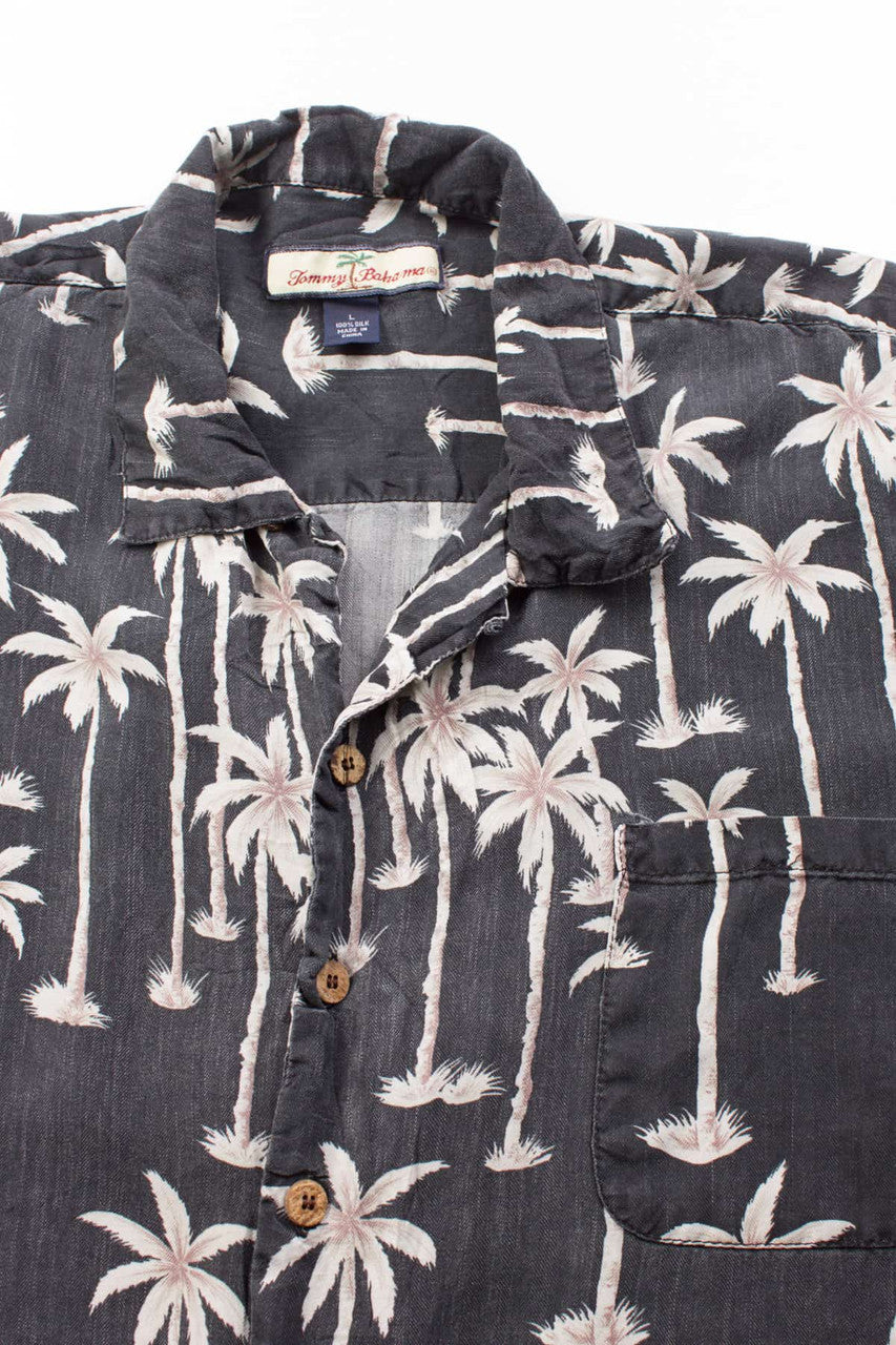 Cropped Tommy Bahama Palm Trees Shirt