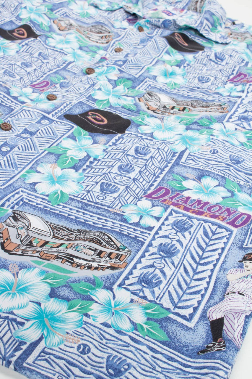 Vintage Arizona Diamondbacks Hawaiian Shirt