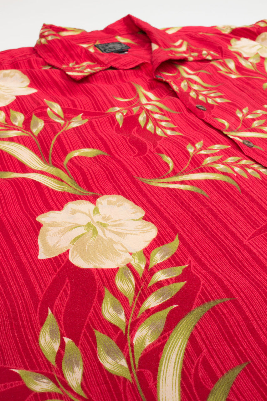 Vintage Red Hawaiian Shirt 1995