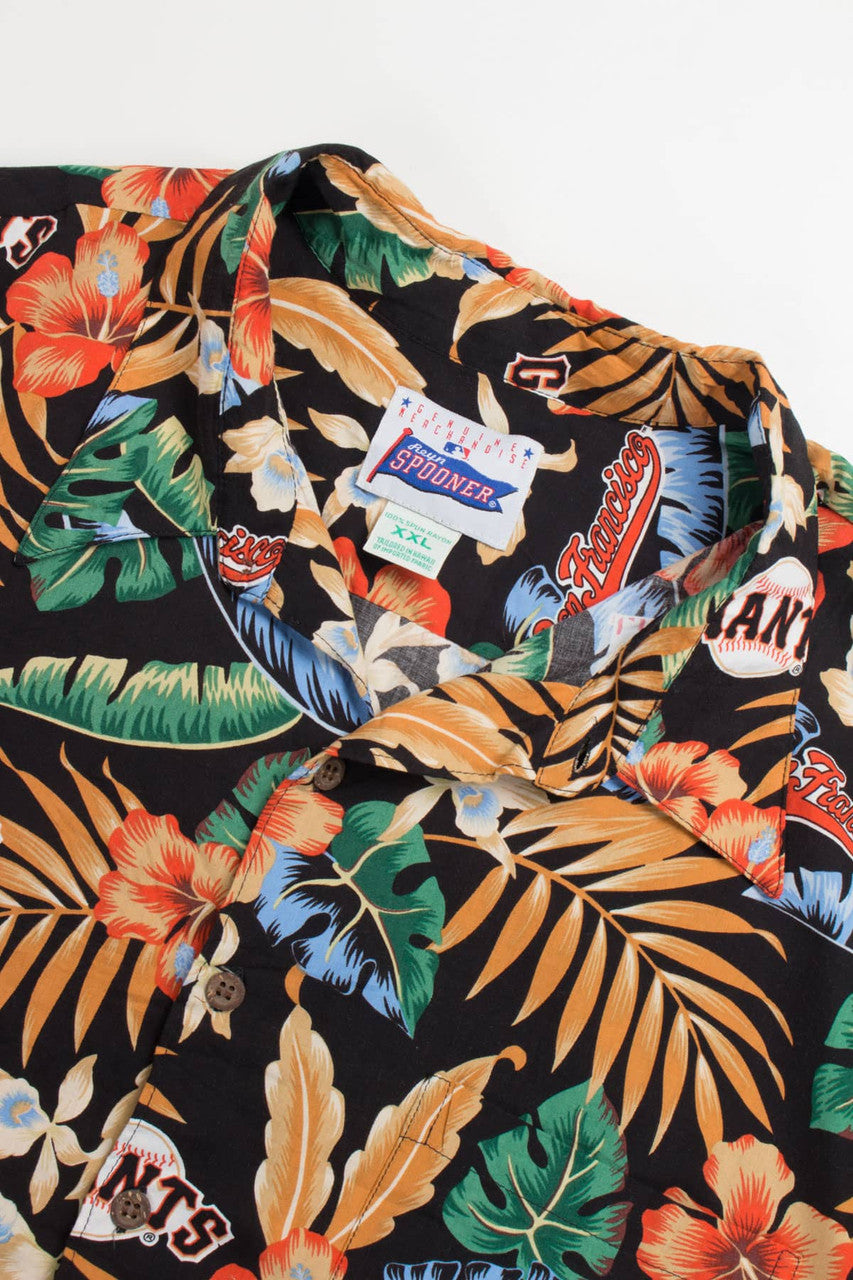 Vintage San Francisco Giants Hawaiian Shirt 2009