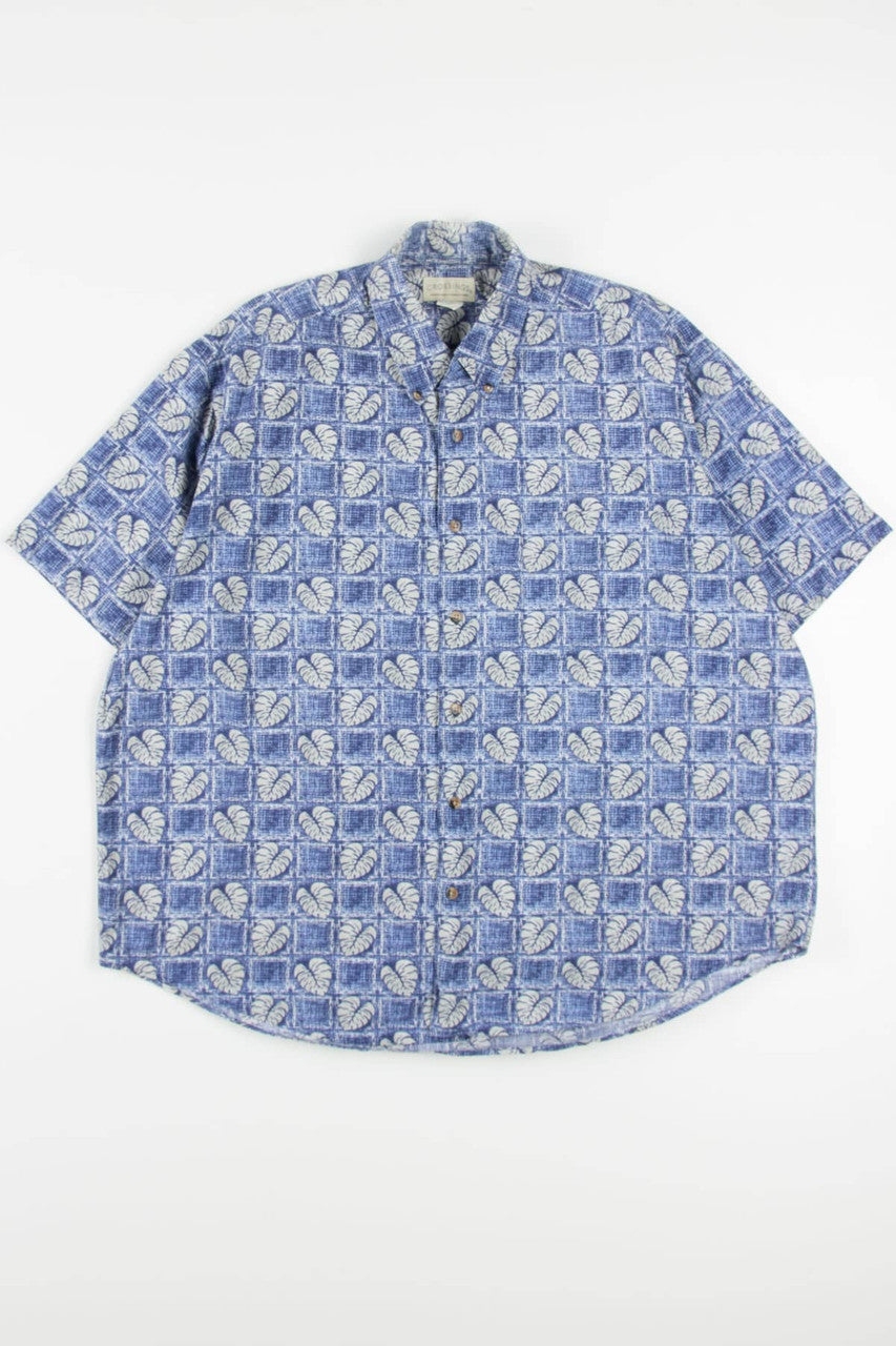 Vintage Checkered Hawaiian Shirt 2051