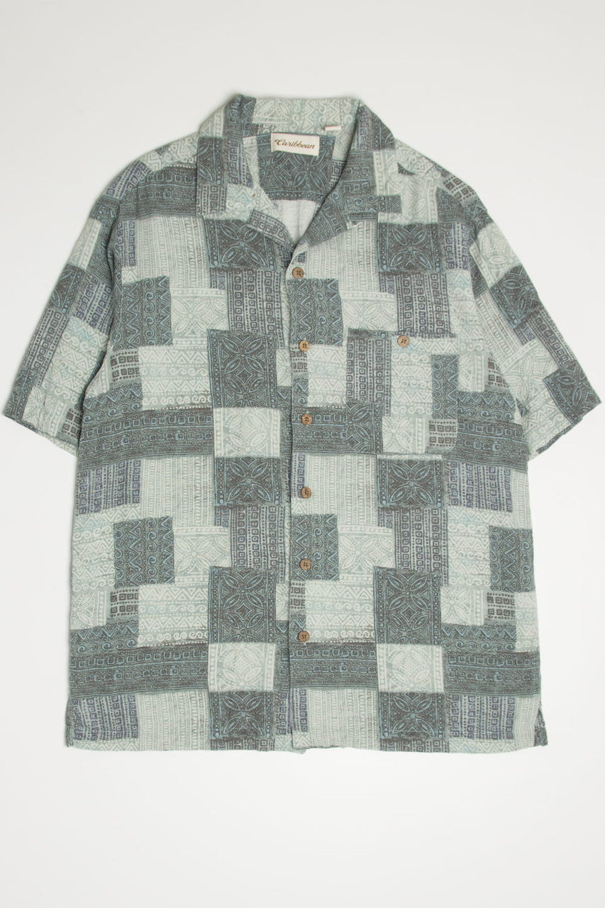 Patchwork Caribbean Hawaiian Shirt 2075