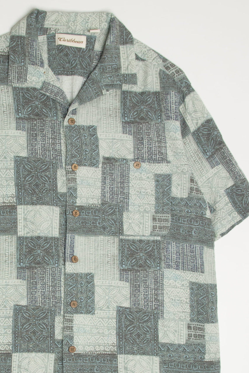 Patchwork Caribbean Hawaiian Shirt 2075