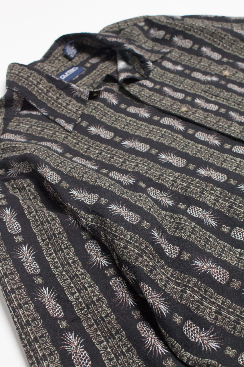Pineapple Stripes Hawaiian Shirt 2116
