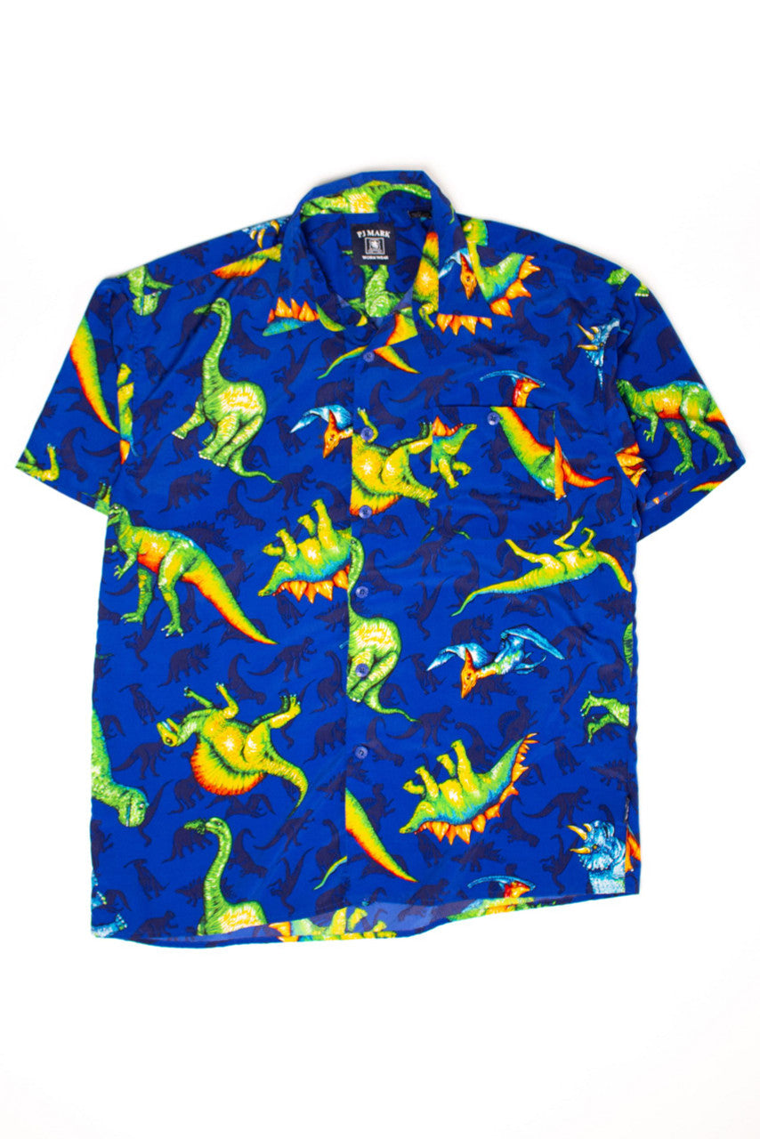 Vintage Dinosaurs Hawaiian Shirt