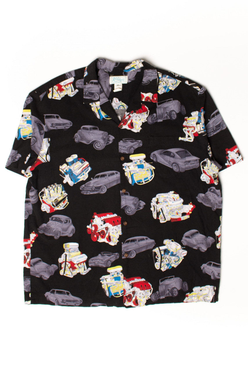 Vintage Engines Hawaiian Shirt