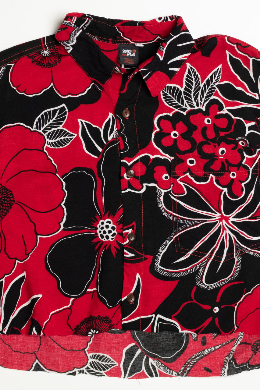 Cropped Squish Wear Hawaiian Shirt