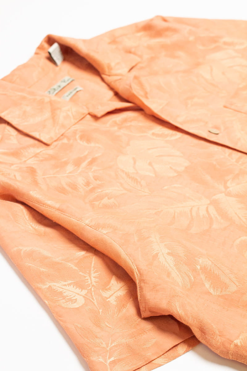 Dusty Orange Batik Bay Hawaiian Shirt