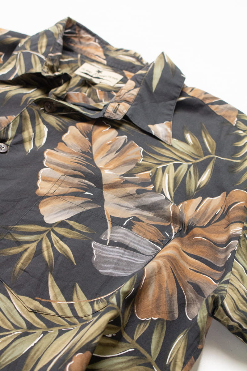 Island Connection Painted Leaves Hawaiian Shirt