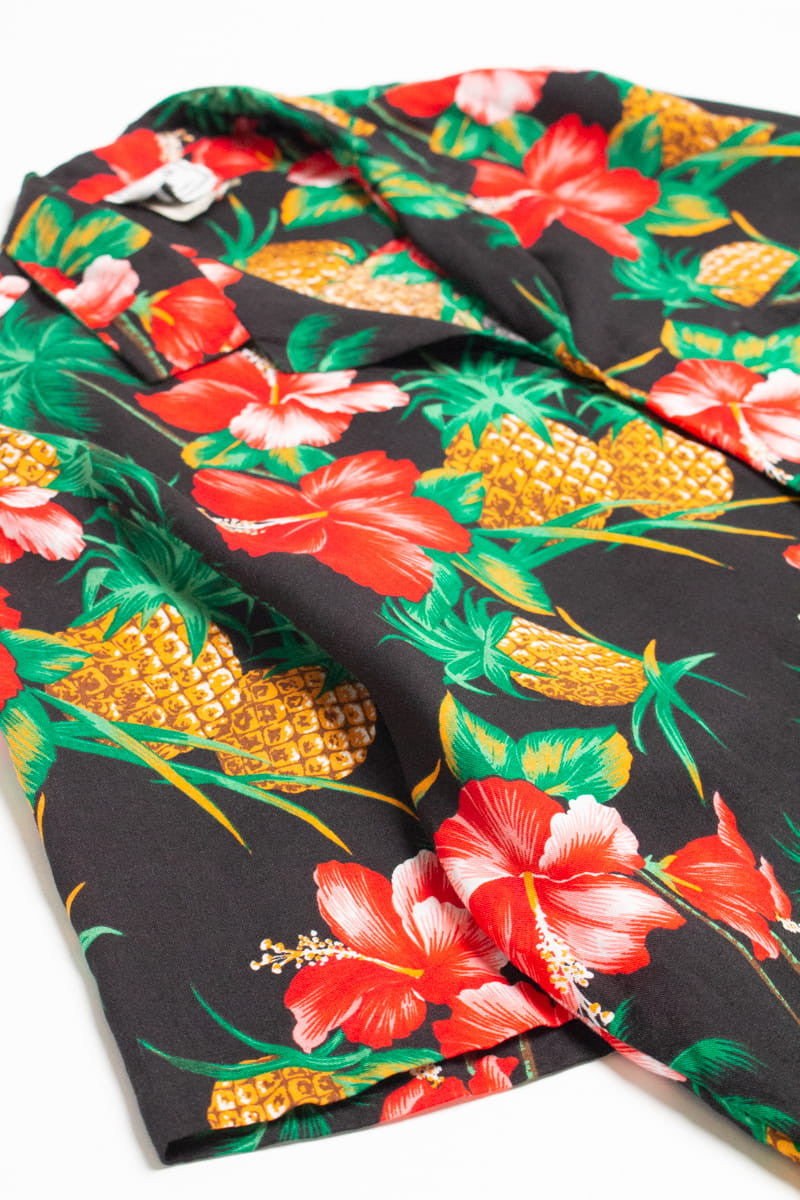 Vintage Paradise Bay Pineapple Hawaiian Shirt