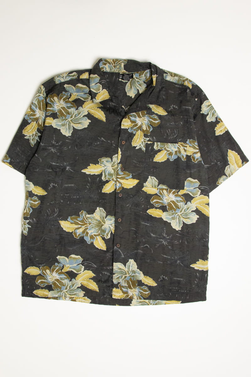 Vintage Beach Hut Montage Collection Hawaiian Shirt