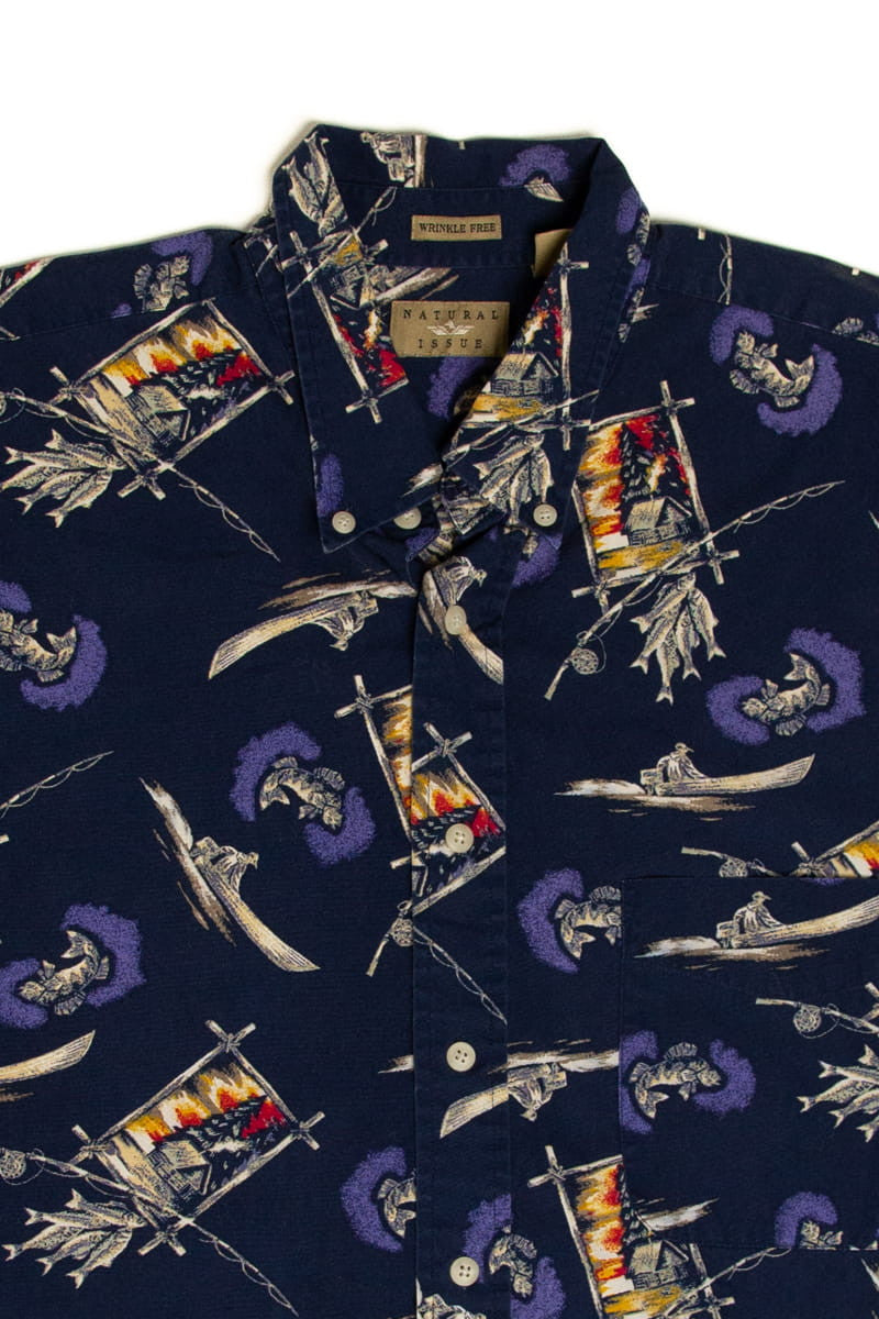 Natural Issue Fishing Hawaiian Shirt