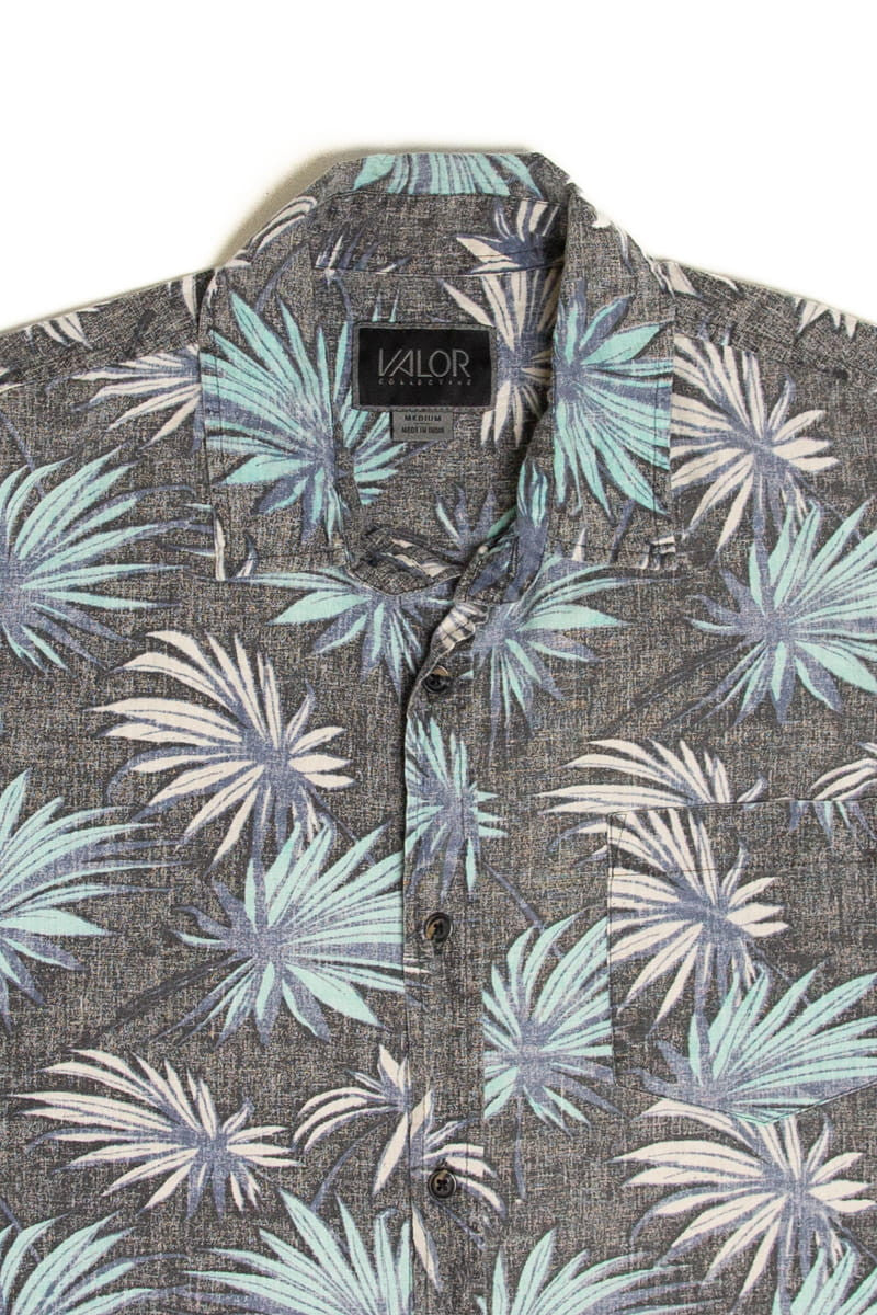 Palm Fronds Print Hawaiian Shirt
