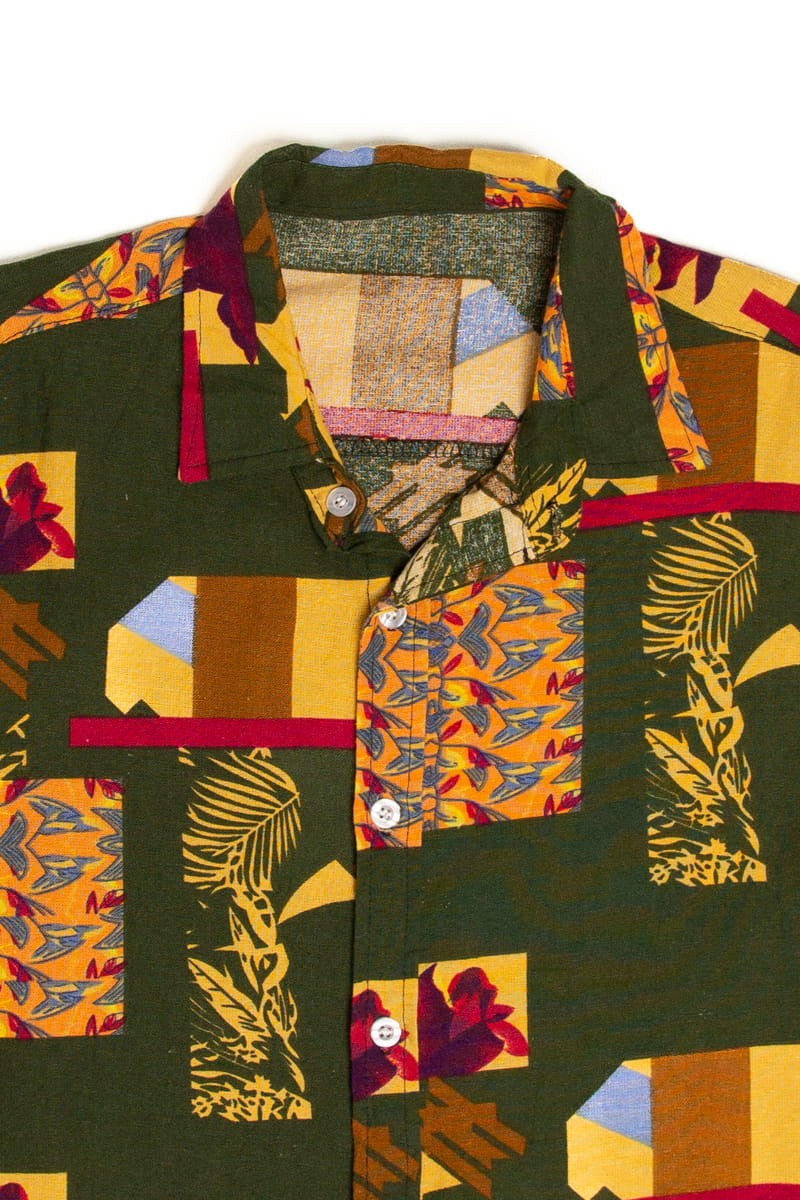 Abstract Collage Pattern Hawaiian Shirt