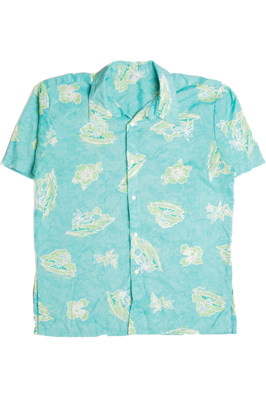 Aqua Hawaiian Shirt 2280