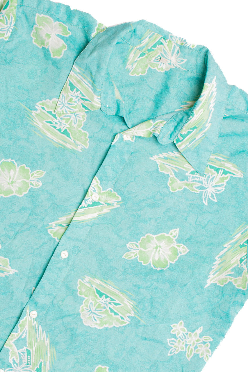 Aqua Hawaiian Shirt 2280