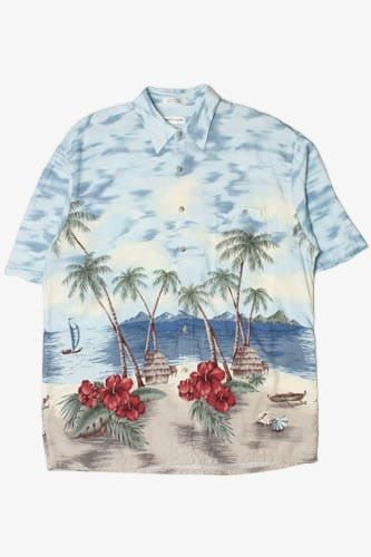 Vintage Ocean View Pierre Cardin Hawaiian Shirt