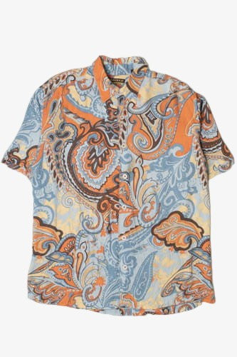 Paisley Cubavera Hawaiian Shirt