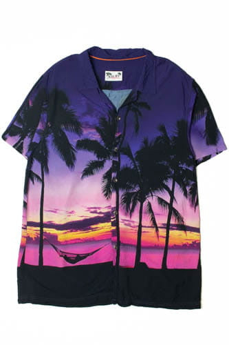 Purple Sunset Hawaiian Shirt 2315