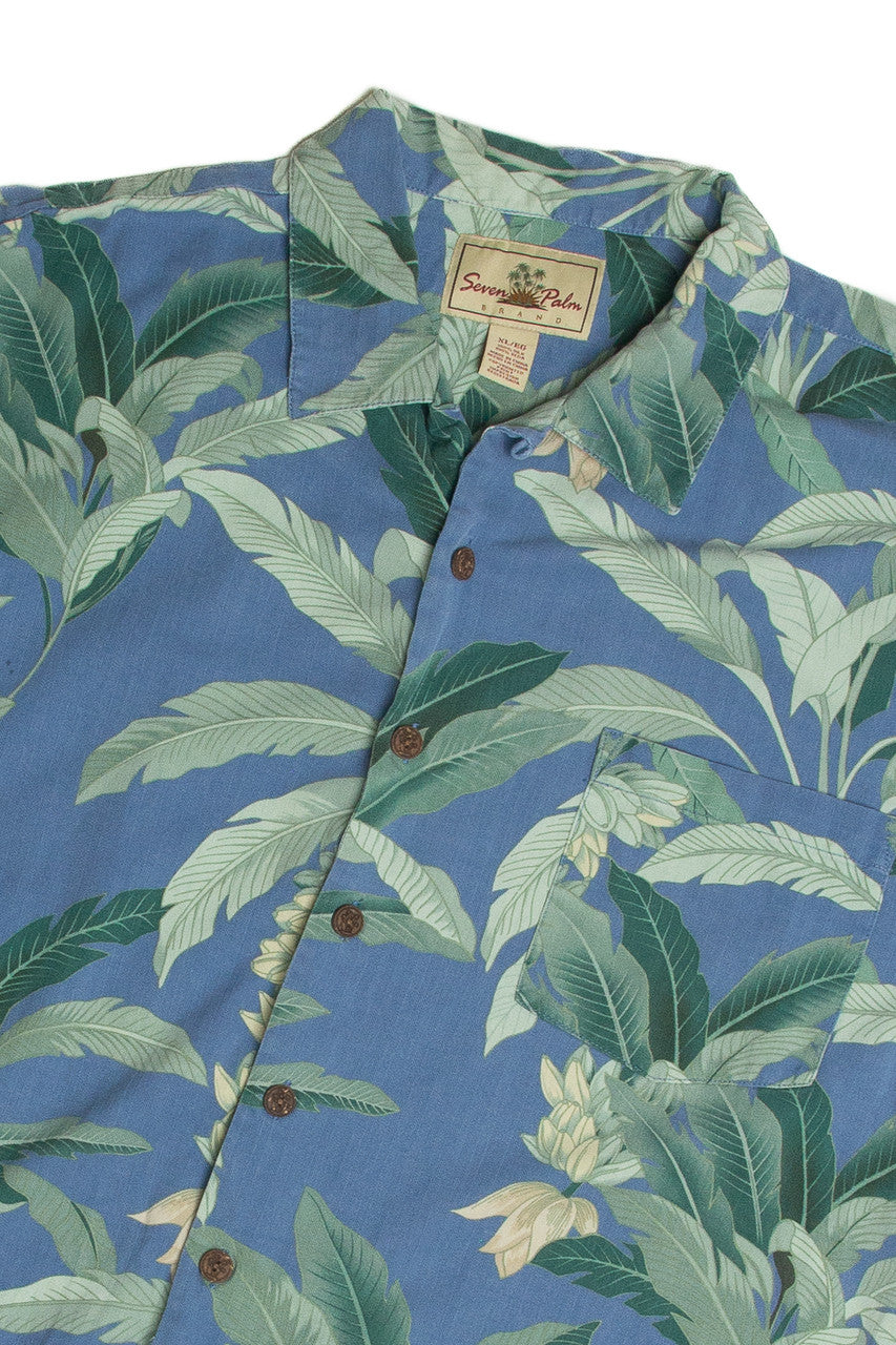 Vintage Palm Frond Hawaiian Shirt