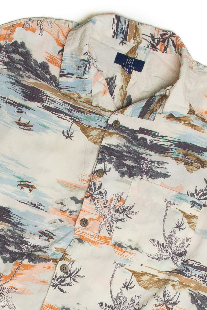 Vintage Pastel Impression Hawaiian Shirt
