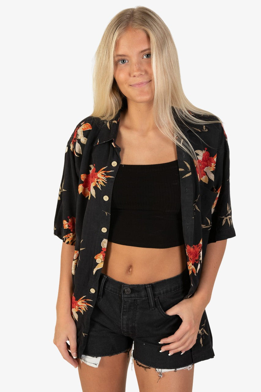 Vintage Silk Izod Hawaiian Shirt (2000s)