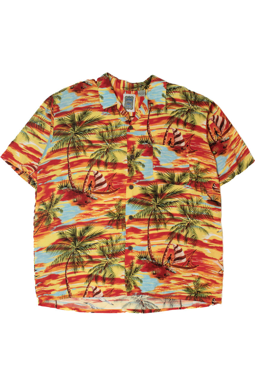 Scenic Sunset Island Hawaiian Shirt