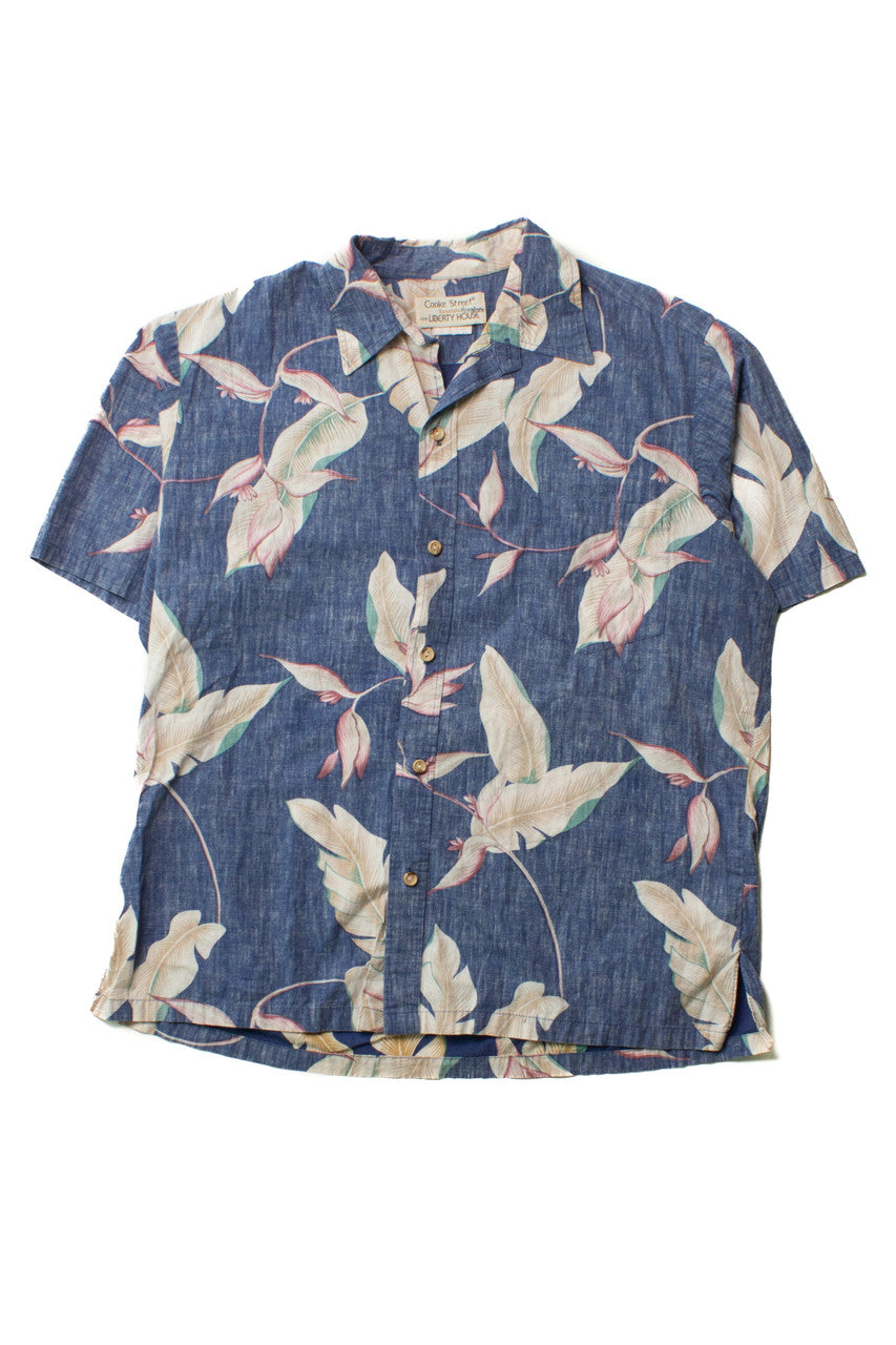 Vintage Cooke Street Leafy Hawaiian Shirt (1990s)