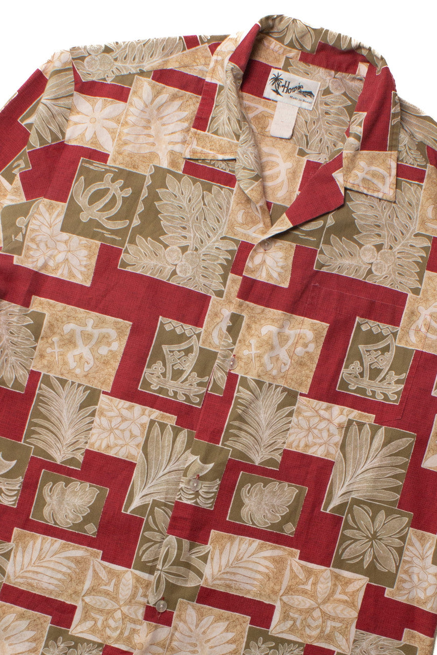 Vintage Howie Collage Hawaiian Shirt (1990s)