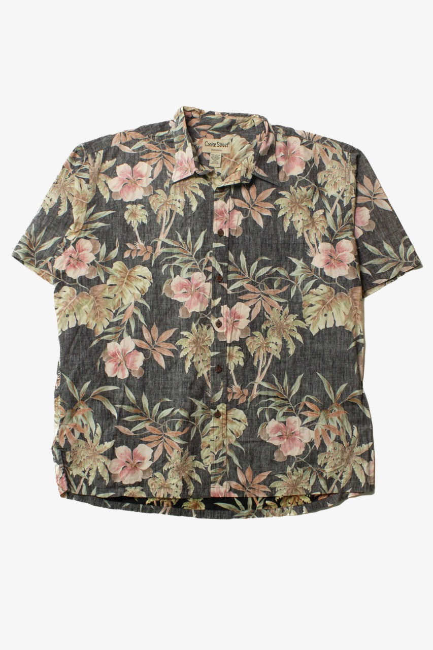 Vintage Cooke Street Hibiscus Hawaiian Shirt (1990s)