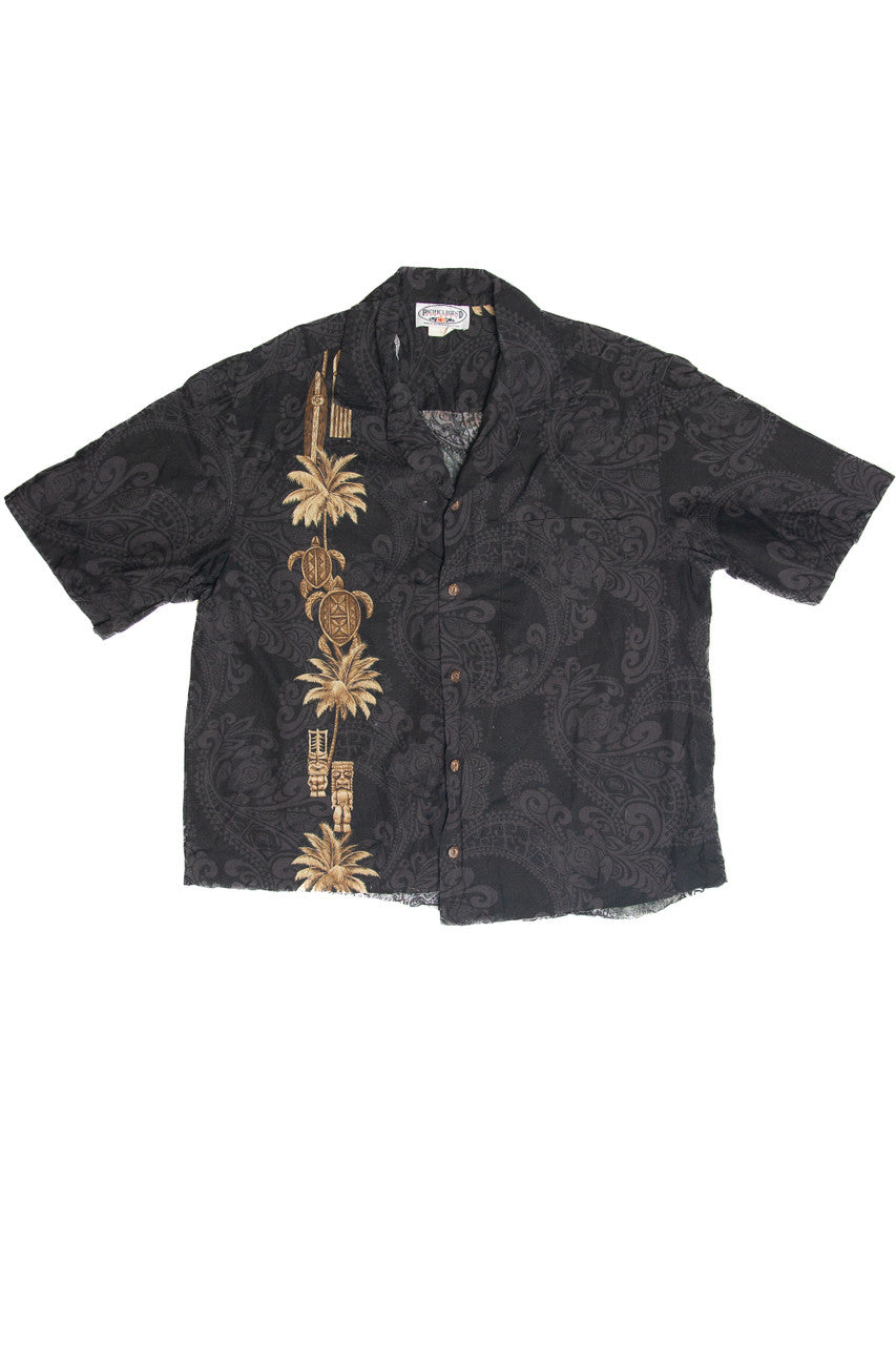 Vintage Black Pacific Legend Hawaiian Shirt