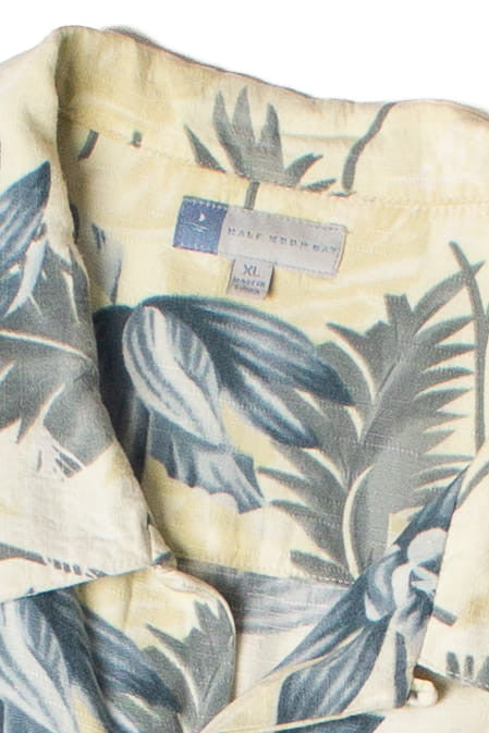 Half Moon Bay Beige Hawaiian Shirt