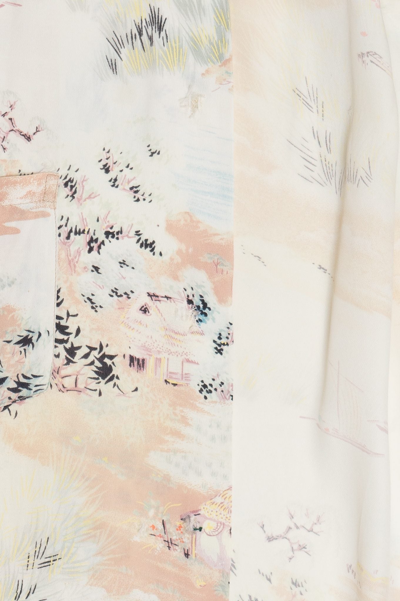 Vintage Rare Iolani Double Pocket Aloha Hawaiian Shirt With Loop 1940s 1950s