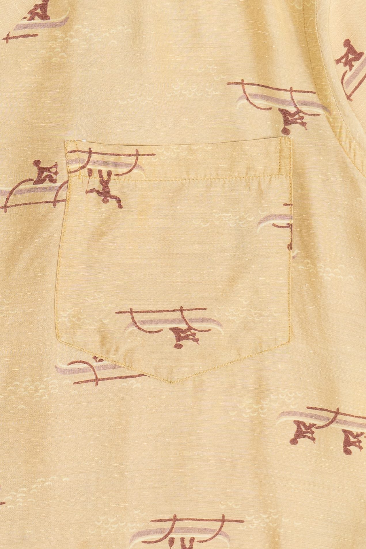 Rare Vintage Hawaiian Shirt With Loop Collar The Kahala Made In Honolulu 40/50s