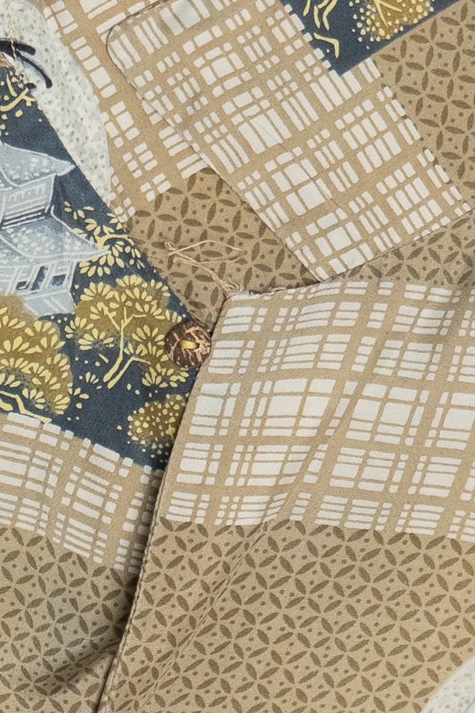 Rare Vintage Silk Hawaiian Shirt With Loop Collar The Kahala Made In Honolulu 40/50s