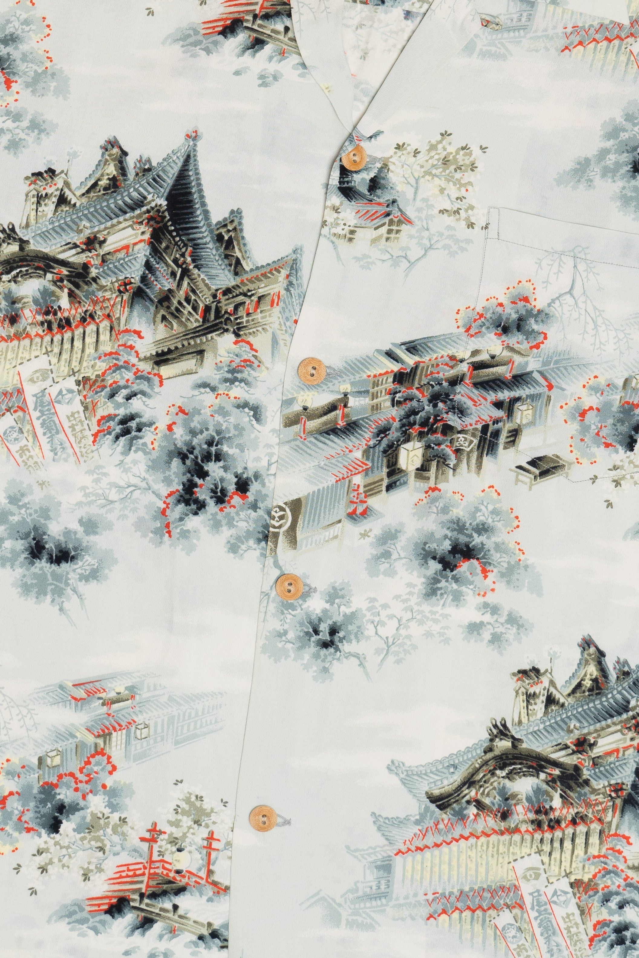 Rare Vintage Hawaiian Shirt With Loop Collar Kilohana Made In Hawaii 40/50s