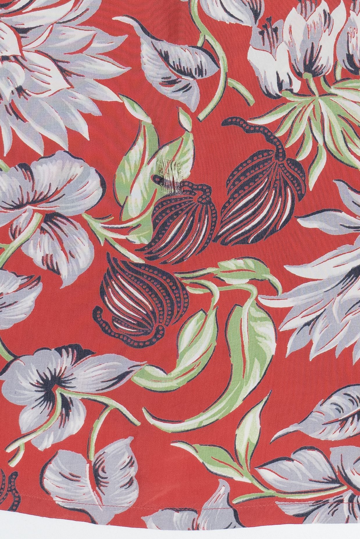 Rare Vintage Hawaiian Long Sleeve Shirt With Loop Collar And Double Pockets Campus Hollywood Styled 40/50s