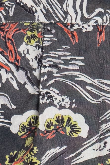 Rare Vintage Hawaiian Shirt With Loop Collar Cook's Cook Look 40/50s