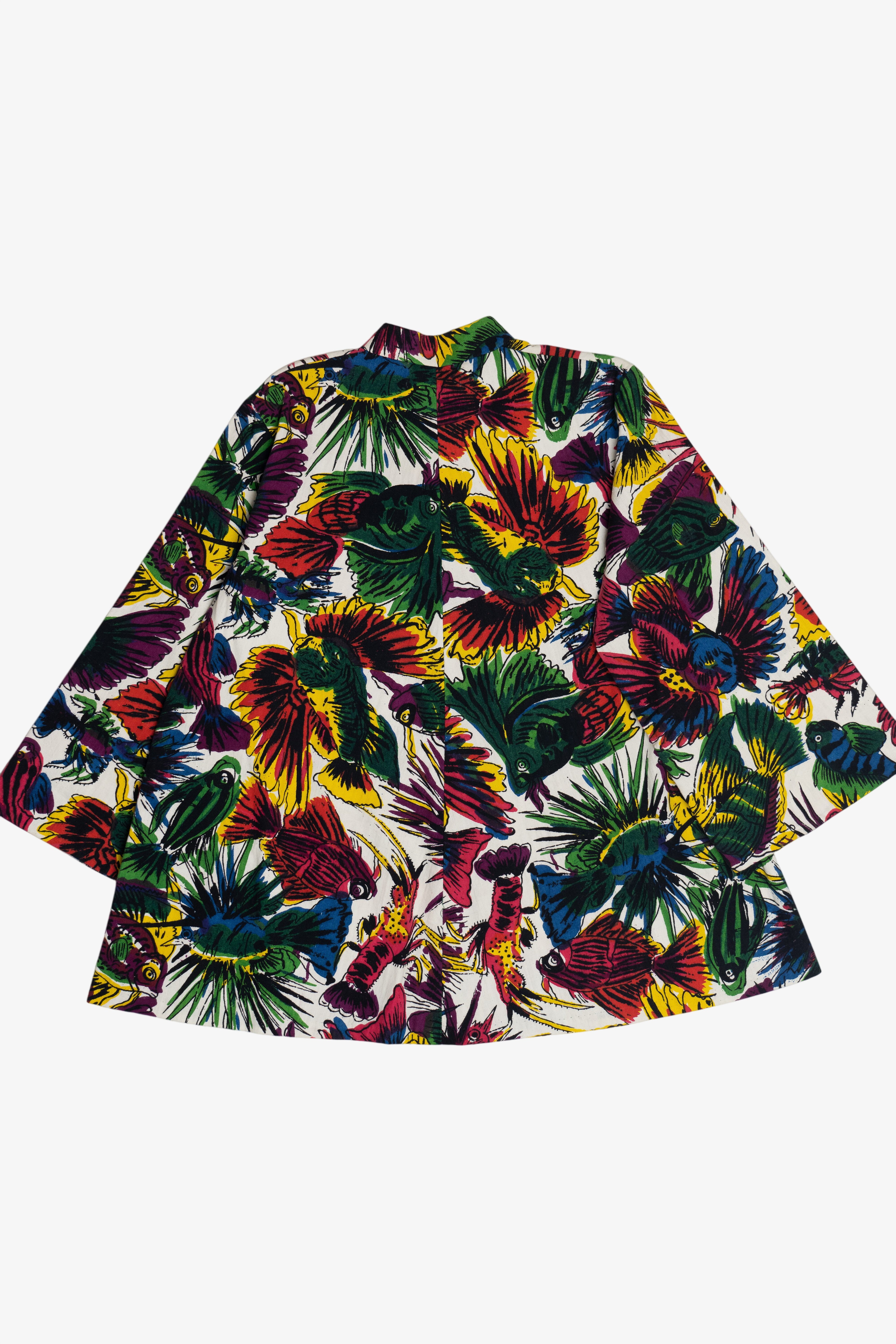 Rare Vintage Hawaiian Double Pocket A-Line Shirt With Mexican Peso Buttons Consuelo's 40/50s