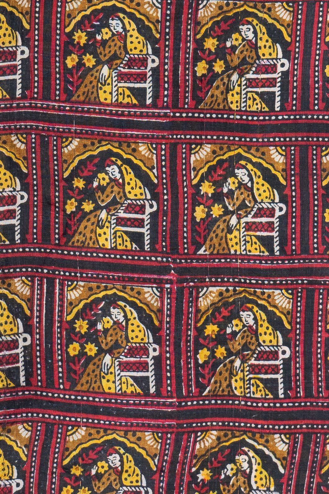 Rare Vintage Hawaiian Double Pocket Shirt With Loop Collar Burlington's Taj Mahal Hotel 40/50s