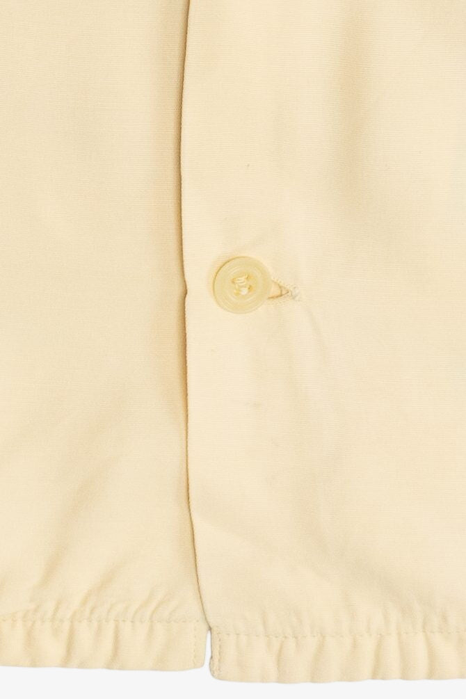 Rare Vintage Collegiate Duck & Cottontails Button Up Shirt With Loop Collar 40/50s