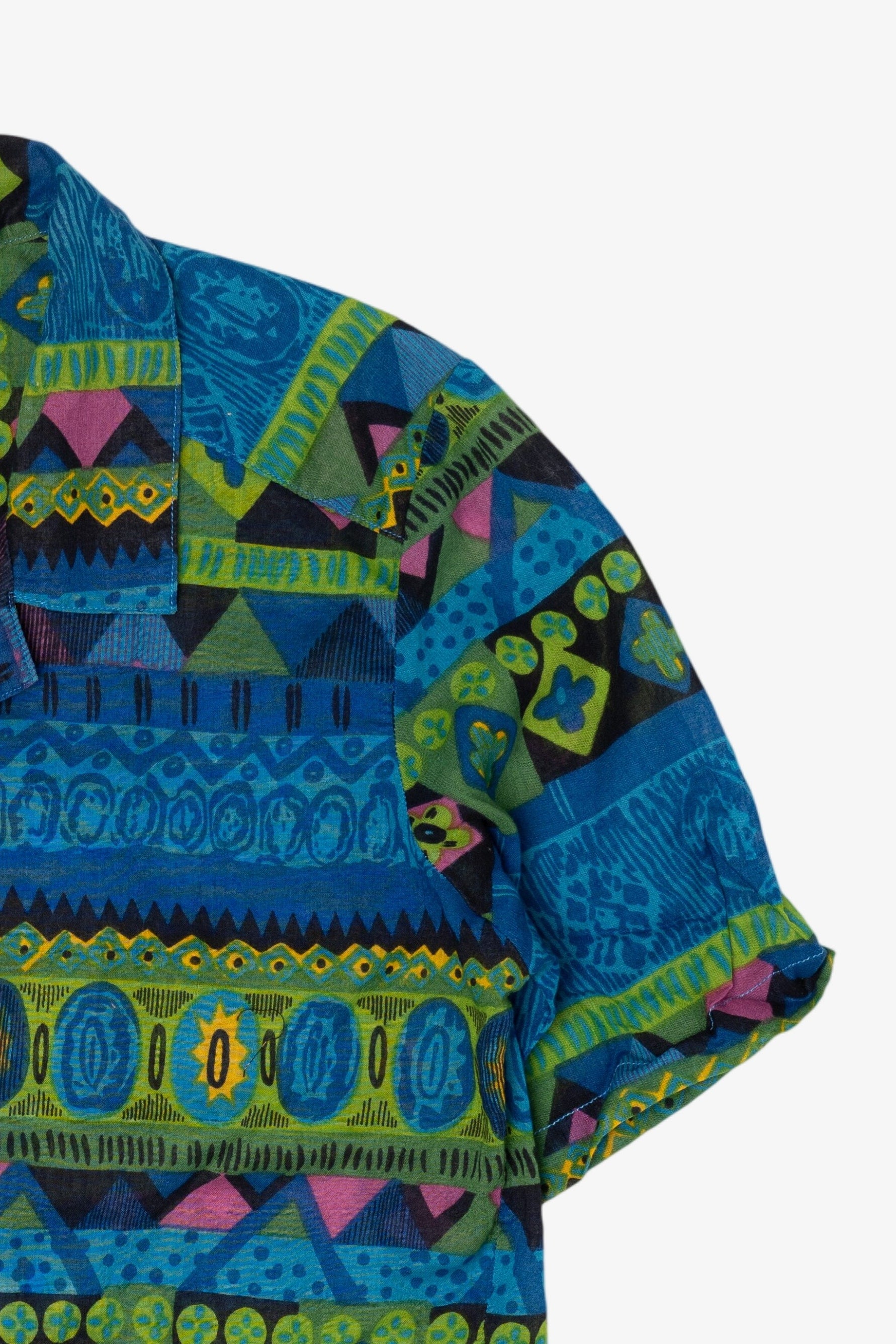Vintage Blue Bianca Hawaiian Shirt (1990s)