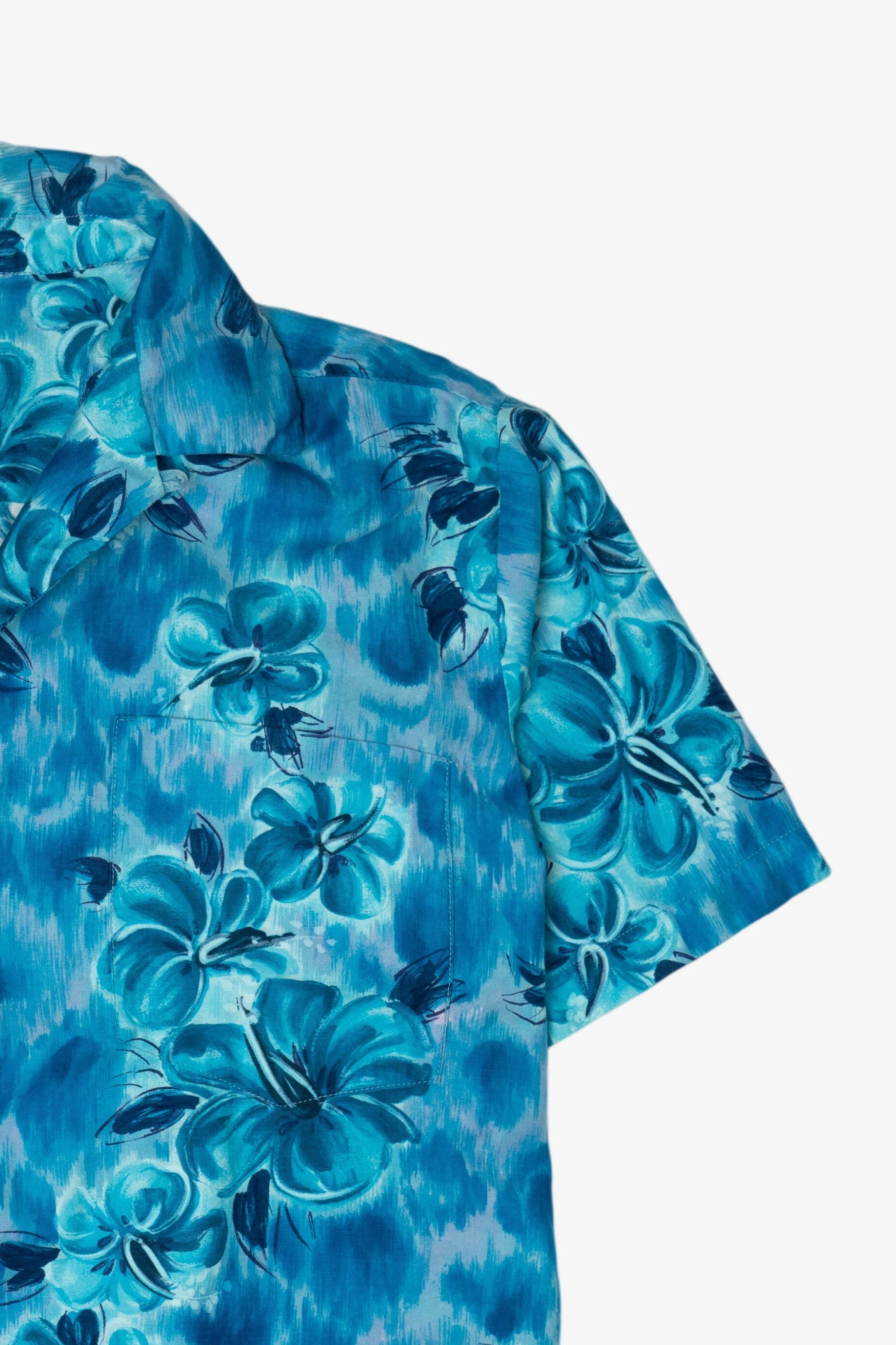 Vintage Blue Hawaiian Shirt (1990s)